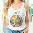 ラオスの風景 アールデコ タンクトップ