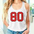 ラッキーナンバー80 クラシックカレッジアメリカン代表チームのファンプレイヤー タンクトップ