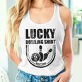 ラッキーボウリングシャツはボウラーのための面白い引用を洗わないでください タンクトップ