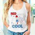 レッド ホワイト クールなアメリカ国旗 アイスキャンディー 面白い 7月4日 長袖tシャツ タンクトップ