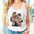 レトロコミックキス、コラージュ、ビンテージポップアートキスコミックスタイル 長袖tシャツ タンクトップ
