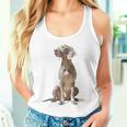 ワイマラナー 犬 グラフィック ペット イラスト ワイマラナー タンクトップ