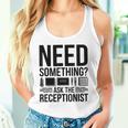 受付係の受付秘書に聞いて欲しいもの タンクトップ