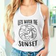 夕日を眺めてみよう タンクトップ