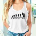 山愛好家 山登り好きにお勧めの面白い進化論 登山家のオシャレなイラスト タンクトップ