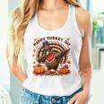 感謝祭 おもしろい 七面鳥巡礼者 軽くたたく 幸せな七面鳥の日 タンクトップ