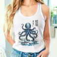 日本のタコ浮世絵 海の美 木版画 タンクトップ