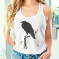 日本美術、浮世絵、河鍋暁斎、カラス 、レトロ、日本文化 タンクトップ