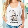 猫 ネコ 白猫 イラスト 原付 スクーター バイク 猫好き バイク好き かわいい おもしろ レトロ Neko Life 長袖tシャツ タンクトップ
