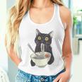猫 ラーメン 麺 和 ラーメン かわいい 猫 タンクトップ