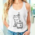 猫ねこネコ和太鼓お祭り タンクトップ