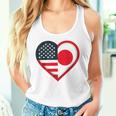 米国 アメリカ 日本 ハートフラッグ 二重国籍。 タンクトップ
