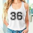 背中に36番。 タンクトップ