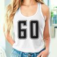 背番号 60 チーム短大スポーツ背番号付きユニフォーム タンクトップ