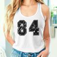 背番号 84 チーム短大スポーツ背番号付きユニフォーム タンクトップ