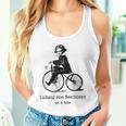 自転車に乗ったベートーベン ルートヴィグバン ベートーベン タンクトップ