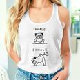 面白いtシャツ 面白いパグヨガのポーズ パグ好きなパグの飼い主さん タンクトップ