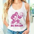 面白いゴリラ遊びバスケットボール ビッグボーラー マネースポーツ タンクトップ