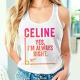 面白いセリーヌ 面白いセリーヌ 名前 誕生日シャツ ギフト タンクトップ