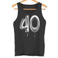 40歳の誕生日バルーン装飾バルーン40年目 タンクトップ