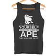 Always Be Yourself Ape メンズ レディース 猿 ゴリラ タンクトップ