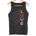 Awesome Love 日本の漢字デザイン タンクトップ