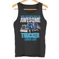 Awesome Trucker セミトラックドライバー ビッグリグ トラッカー タンクトップ