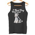 Best Dog Dad Ever ワイヤーフォックステリア タンクトップ