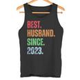 Best Husbandince 2023 2Nd Anniversary Husband タンクトップ