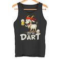 Bock Auf Dart ヤギとビールジョッキ 面白いダーツプレーヤー タンクトップ