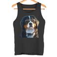 Boyero De Berna Con Gafas Deol Perro Dulce Camiseta sin mangas