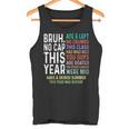 Bruh This Year Was Goated No Cap 面白い 学校最後の日 タンクトップ