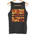 Burnit Down Fire Flames タンクトップ