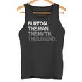 Burton -The Man Myth Legend タンクトップ