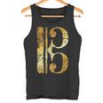 C-音記号 ヴィンテージイエロー ミュージシャンヴィオラ・チェロ。 タンクトップ