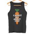 I Carrot All About You 面白い 野菜しゃれ 野菜愛好家 タンクトップ