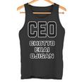 Ceo《Chotto Erai Ojisan ちょっとえらい おじさん》最高経営責任者【変なtシャツ屋さん】英語 面白い タンクトップ