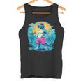 Colores Deerano Y Dinosaurios En Trajes De Baño Para Amantes De Los Pantalones Cortos Camiseta sin mangas