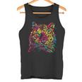 Colorful Tiger Tigers Fashion Graphic タンクトップ