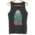 Cthulhu Iglesiaidrieras Cósmico Horror Divertido Monstruo Camiseta sin mangas