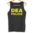 Dea Police Drug Enforcement Administration フロントとバック タンクトップ