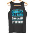 Dearcasmo Con Texto En Inglés I Am A Grumpy Old Manarcasm Texto En Inglés Camiseta sin mangas