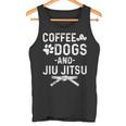 Divertidos Perros De Café Jiu Jitsu Y Artes Marciales Jiu Camiseta sin mangas