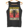 Easy Distracted By Trilobites Trilobite Lover タンクトップ