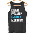 Eatleep Apex リピートシャツ 面白いモチベーションギフト タンクトップ