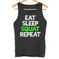 Eatleepquat Repeat モチベーショントレーニング タンクトップ