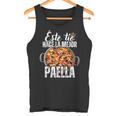 Este Tío Hace La Mejor Paella Amante De La Paella Camiseta sin mangas