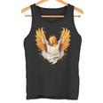 Firebird Reborn Rejuvenation 神話の鳥 アートワーク フェニックス タンクトップ