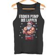 Frohen Pump Ihr Lappen 筋肉質サンタジム タンクトップ