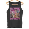 Lesbians Cat Owner Lesbians Eat What タンクトップ